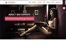 Tablet Screenshot of adultseoexperts.com